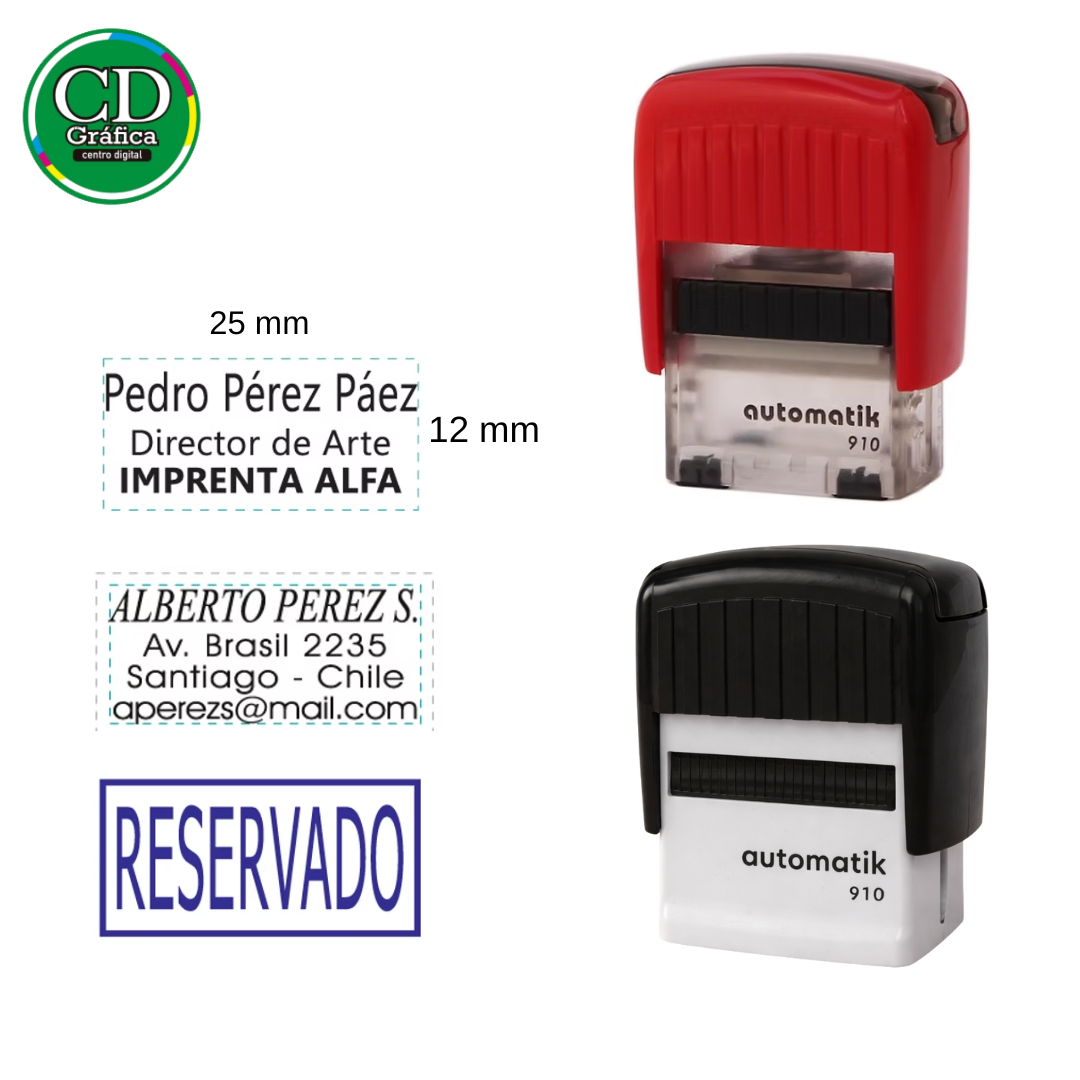 Timbre Rectangular Modelo 910